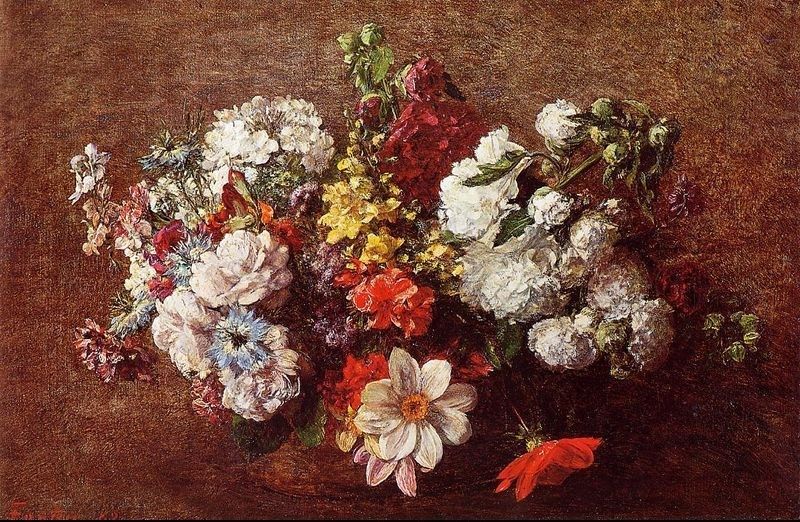 Henri Fantin-Latour Bouquet of Flowers
